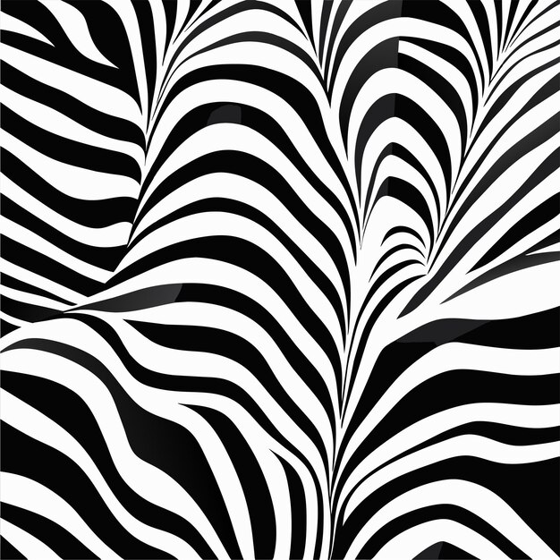 Vector illustration of seamless zebra pattern