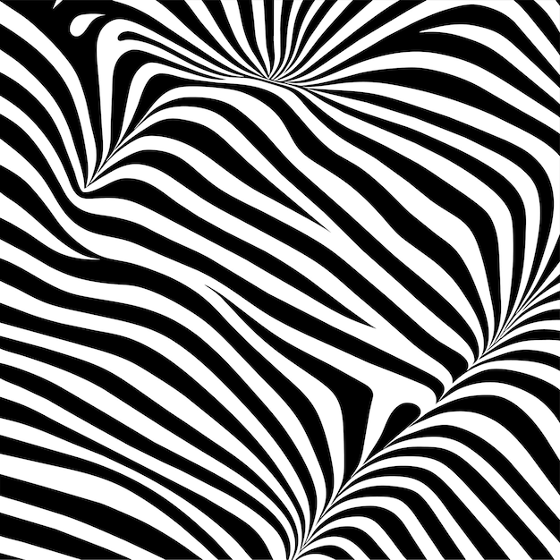 Vector illustration of seamless zebra pattern