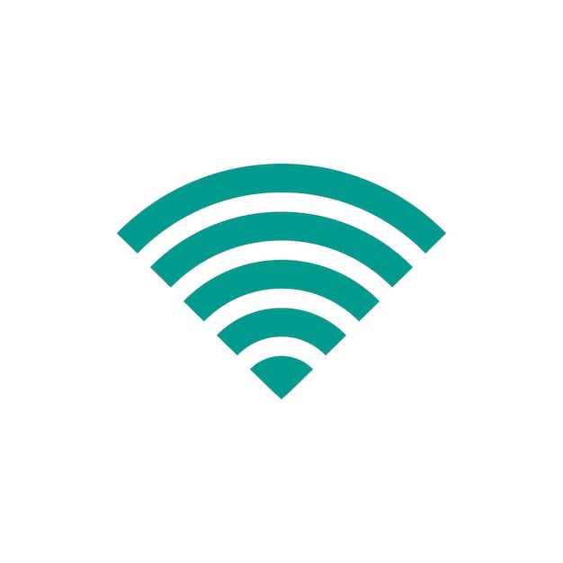 векторная иллюстрация простого значка Wi-Fi.