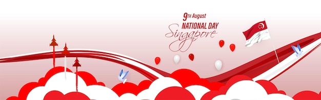 Vector illustration for Singapore National Day