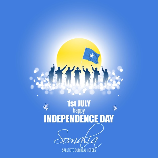 Vector illustration for Somalia Independence Day