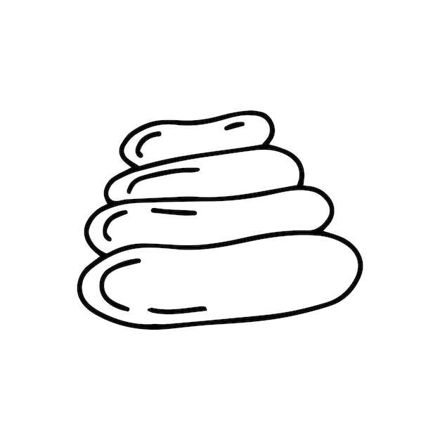 Vector illustration of spa stones