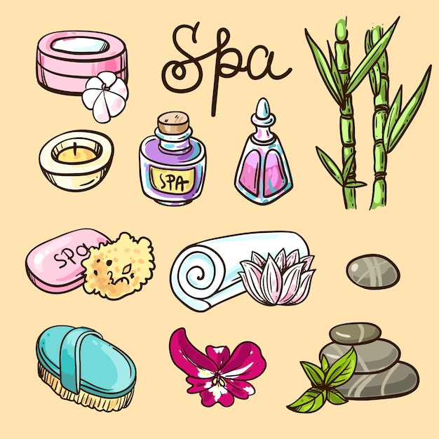 Vector illustration spa