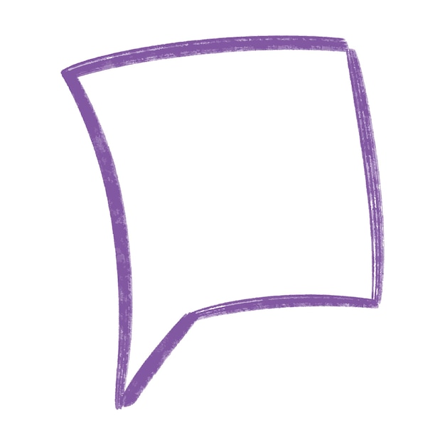 Vector vector illustration speech bubbles hand drawn