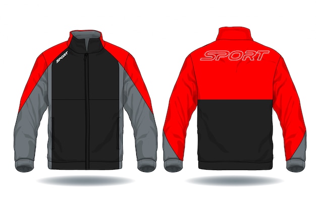 Vector illustration of sport jacket.