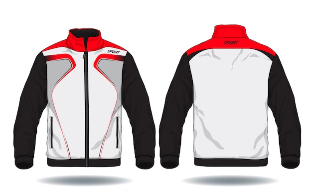 Vector illustration of sport jacket.