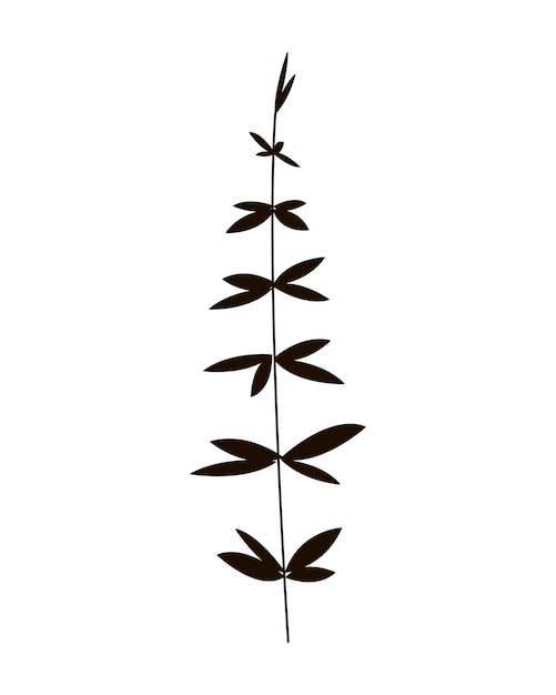 Vector illustration of sprig