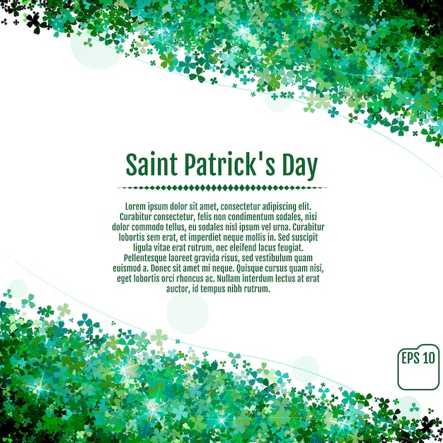 Vector Illustration of a St. Patrick's Day Background