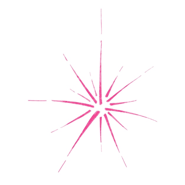 Векторная иллюстрация, эффект контура карандаша звезд, нарисованные вручную звезды, каракули карандашами