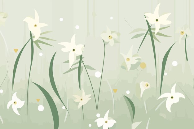 vector illustration of subtle botanical element