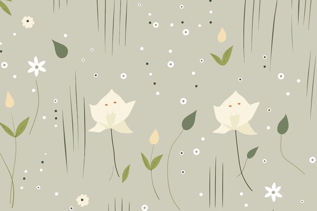 Vector vector illustration of subtle botanical element