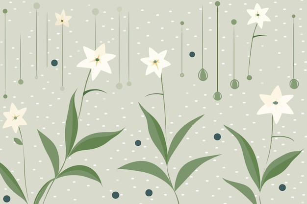 vector illustration of subtle botanical element