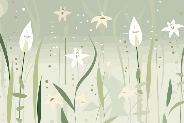 vector illustration of subtle botanical element