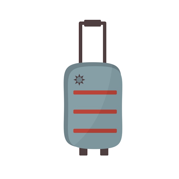 vector illustration of suitcase