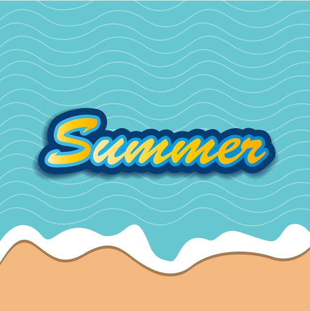 Vector illustration summer