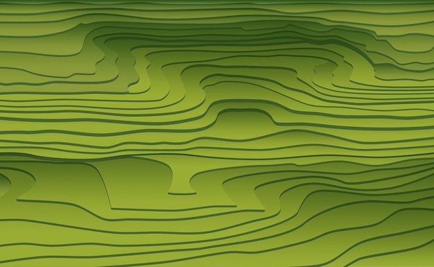 Vector vector illustration of a terraced form of agriculture in the mountains sketch for creativity