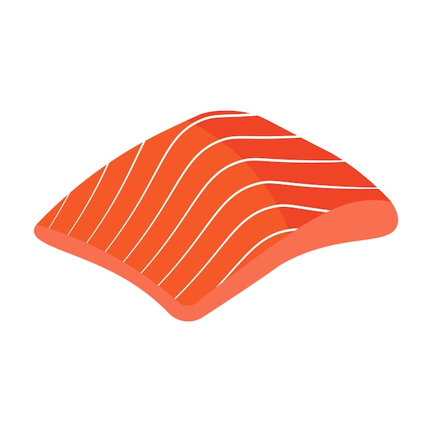 Vector illustration texture of red fish salmon background