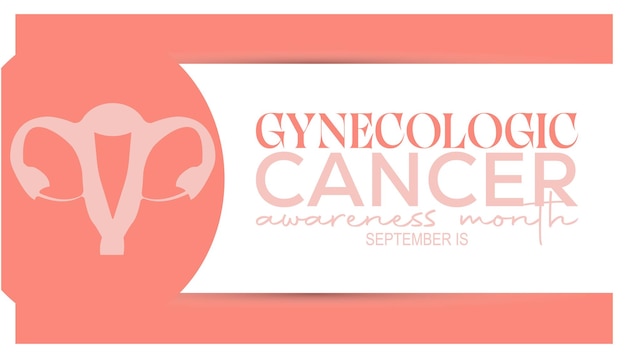 Vector illustration on the theme of Gynecologic Cancer awareness month observed each year