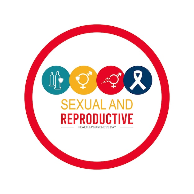 Vector vector illustration on the theme of sexual and reproductive health awareness dayin frbruary