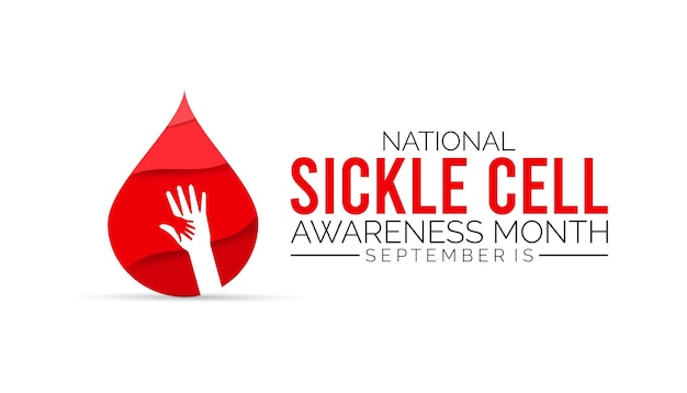 Vector illustration on the theme of Sickle Cell disease awareness month observed each year