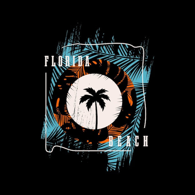 Vector illustration on the theme of surf in hawaii