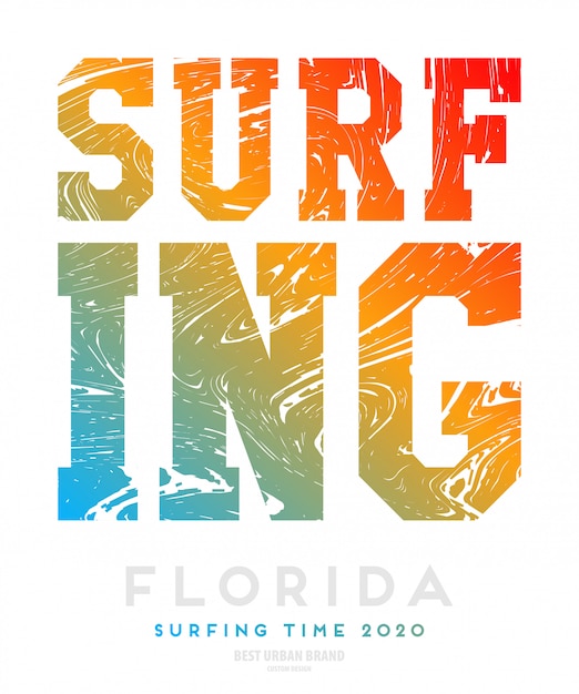 Illustrazione vettoriale sul tema del surf rider