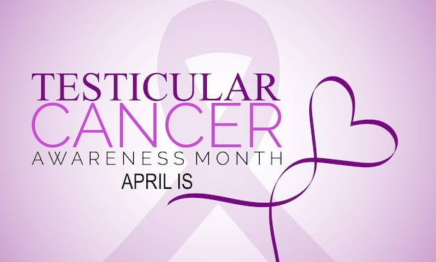 Vector illustration on the theme of Testicular cancer awareness month observed each year in April