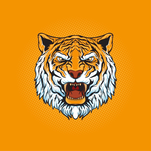 Vector vector illustration tiger