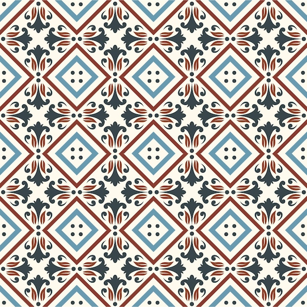 vector illustration of tiles textured pattern