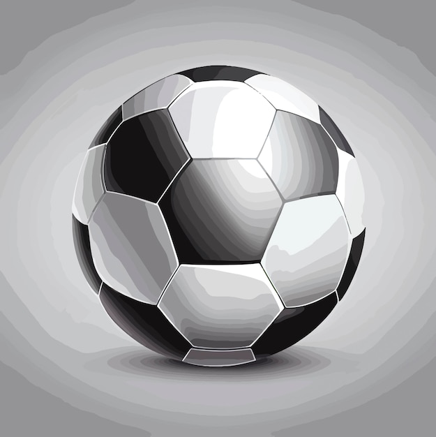 VECTOR ILLUSTRATION OF TRADITIONAL SOCCER BALL