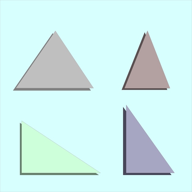 Vector illustration triangle shape suitable for your banner or poster design