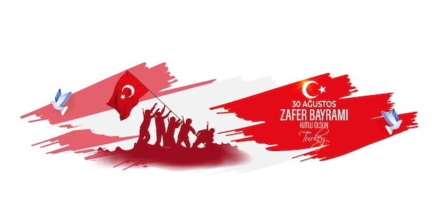 Vector illustration for Turkey Victory Day