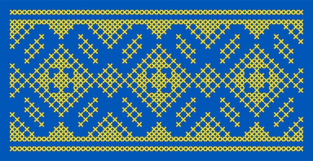 Vector illustration of Ukrainian ornament in ethnic style identity vyshyvanka