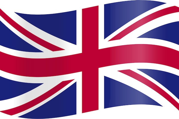 vector illustration of United Kingdom flag