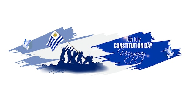 ウルグアイ憲法記念日のベクトルイラスト