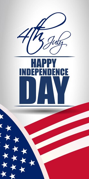 Vector illustration for us independence day sale banner