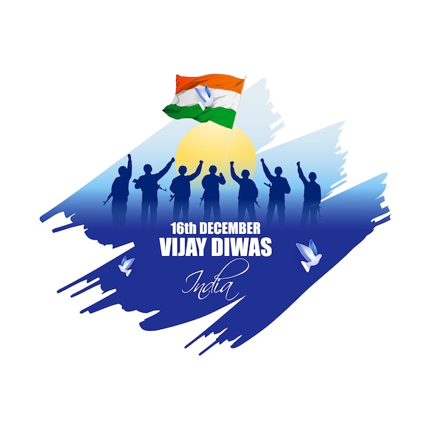 Vector illustration of Vijay Diwas banner