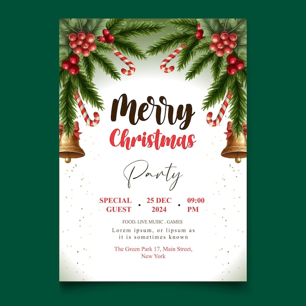 vector illustration watercolor happy valentines day party celebration poster template