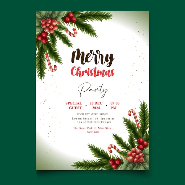 vector illustration watercolor happy valentines day party celebration poster template