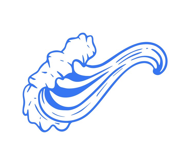 Vector vector illustration of wave