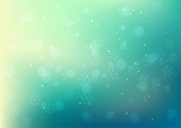 Vector illustration  winter background