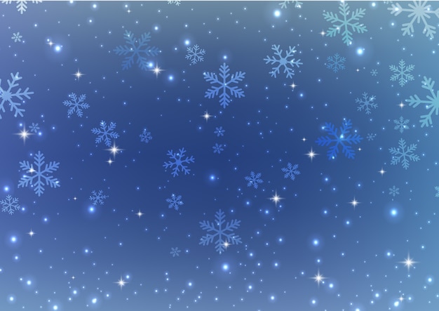 Vector illustration  winter background 