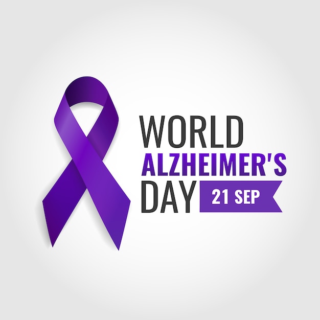 Vector Illustration of World Alzheimer's Day