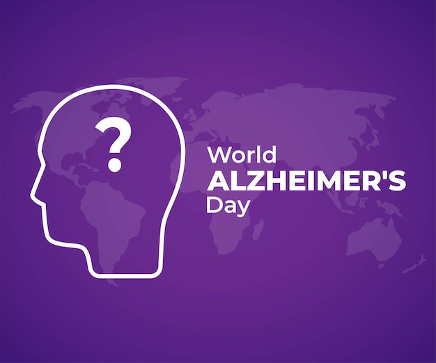 Vector illustration for world alzheimers day