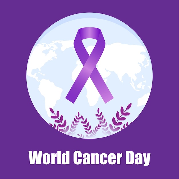 Vector illustration for World Cancer Day