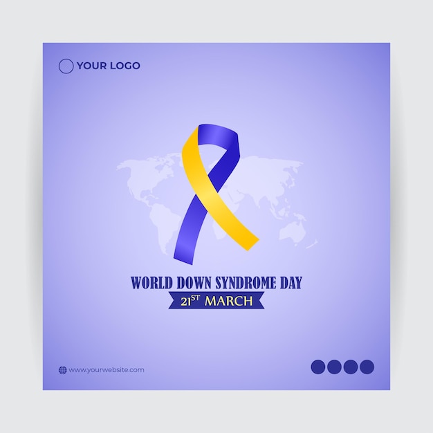 Vector illustration for world down syndrome day