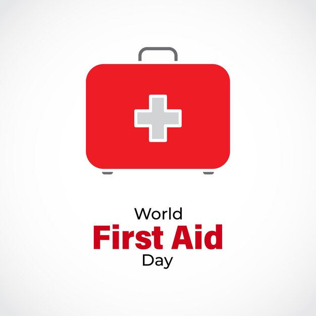 Vector illustration for World First Aid Day