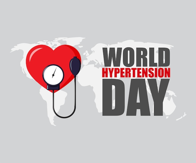 Vector illustration for World Hypertension Day 17 May