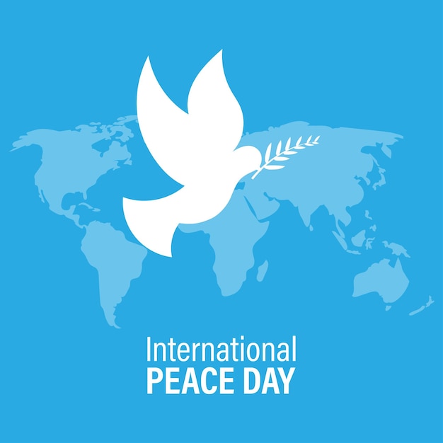 Vector illustration for world peace day