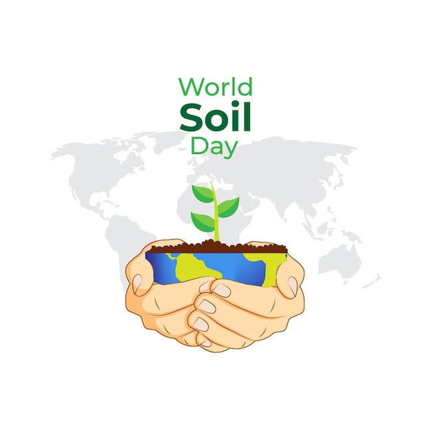 Vector illustration of world soil day